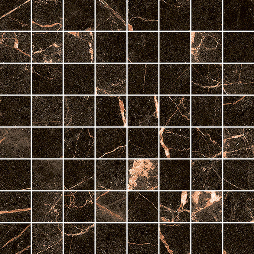 MARGRES ENDLESS Mosaïque 3,5x3,5 30x30 Port Black