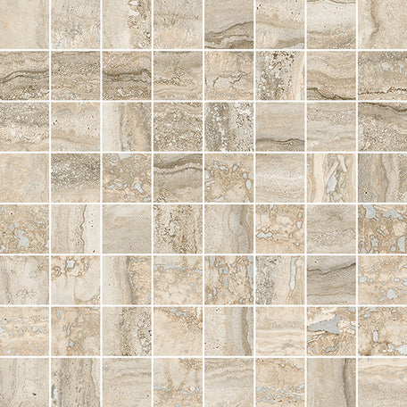 MARGRES ENDLESS Mosaïque 3,5x3,5 30x30 Travertino