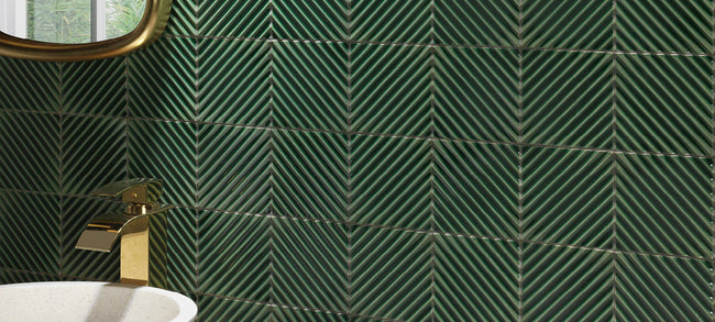Carrelage Natucer Enzo D'autore 13x13 VERDE CRAQ.