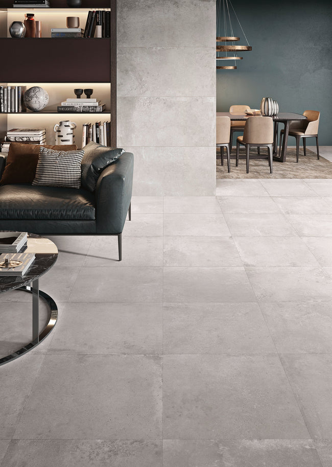 MARGRES EVOKE 60x120 Light Grey Naturel Rectifié en ambiance