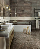Serenissima Fossil Bruno — carrelage effet marbre