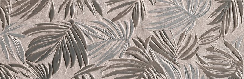 FAP CERAMICHE NOBU FOSSIL SILVER INSERTO GREY 25x75 MAT