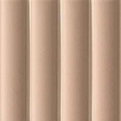 MICRO 3D Forms Fluted Terracotta 10x30 cm