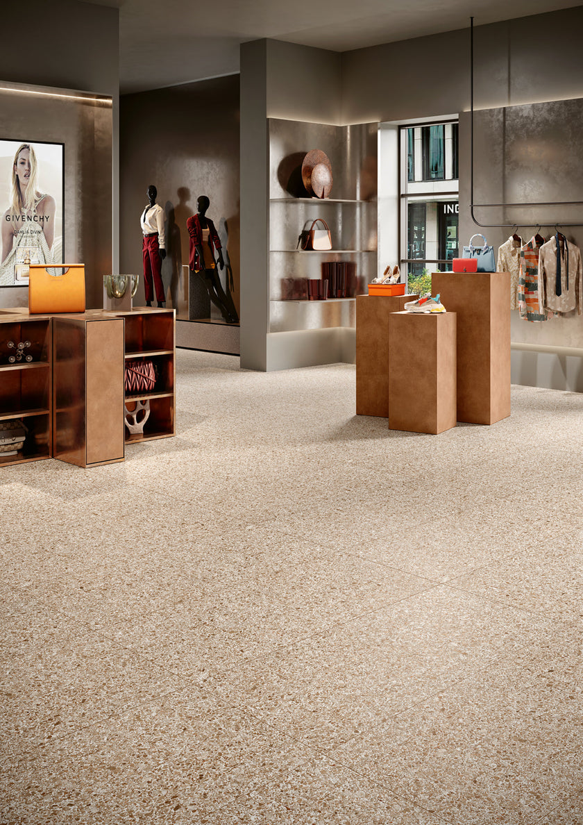 MARGRES FRAGMENT 60x120 Terracotta en ambiance, boutique