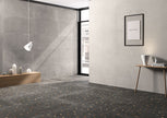 Carrelage effet ciment Fioranese Sfido Cemento 3 Grigio 120x120 cm