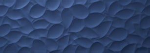 LOVE TILES GENESIS LEAF DEEP BLUE 35x100 MAT