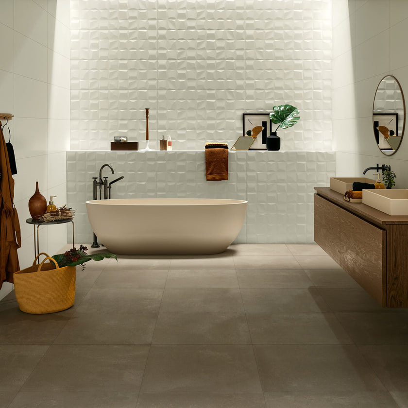 LOVE TILES GENESIS RISE WHITE 35x100 MAT