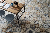 Fioranese Cementine Retrò Retrò Deco en situation — carrelage carreau de ciment