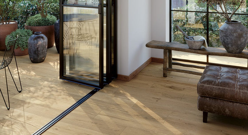 FAP CERAMICHE ROOTS HONEY CHEVRON 7,5x45 MAT R9