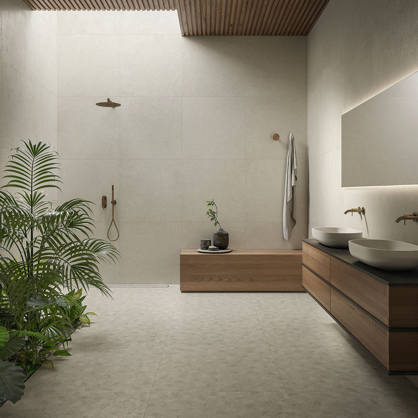 ISLA TILES TERRACRUDA CAOLINO 100x100 MAT