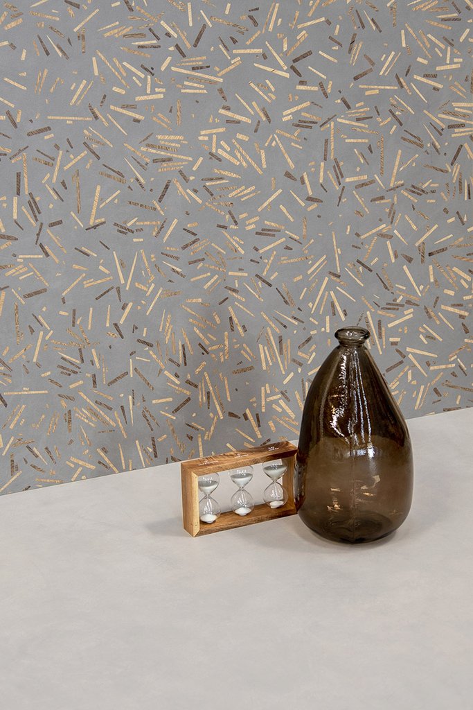 SANT'AGOSTINO INSIDEART REWOOD LIGHT 90x90 NATURAL