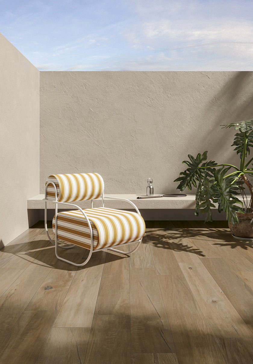Serenissima I Lecci Leccio Classico en situation — carrelage effet bois