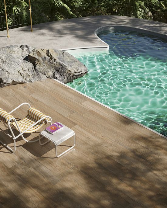 Serenissima I Lecci Leccio Classico en situation — carrelage effet bois