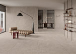 Carrelage Margres Linea Evolution Light Grey 120x120 adouci en ambiance