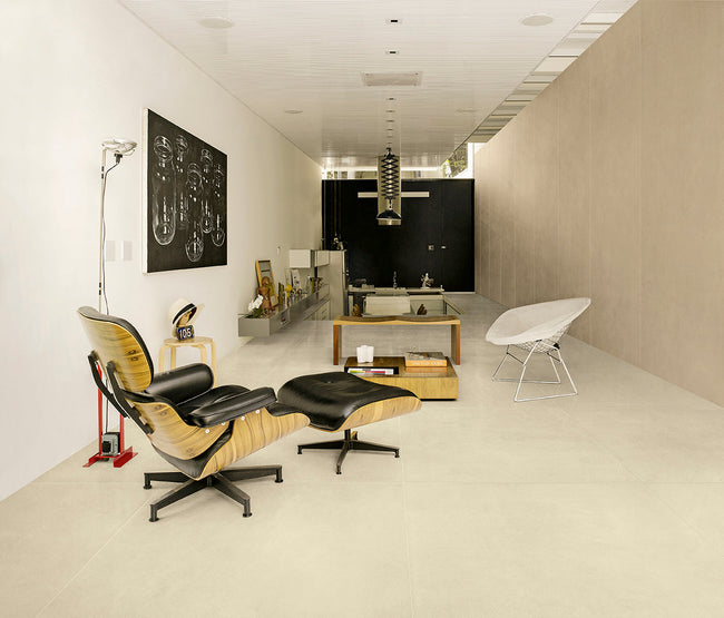 Carrelage Margres Linea Time 2.0 Cream et Snow en ambiance