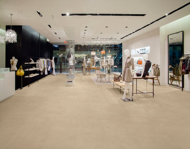 Carrelage Margres Linea Time 2.0 Cream en ambiance