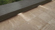 NOVOCERAM LOSA BANDES ROMAINES DOMITIA OUTDOOR PLUS 20 mm — Calcite et Graphite associés en extérieur