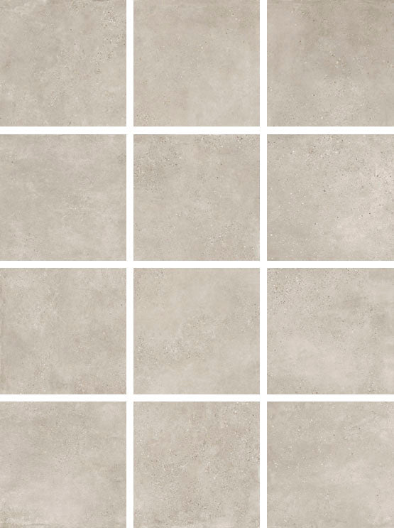 BOXER Madras Suburbia Ivory 60x60 cm en situation