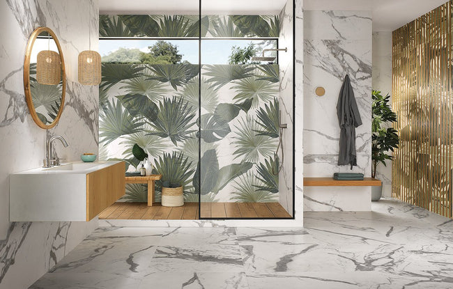 FAP CERAMICHE ROMA STONE CARRARA SUPERIORE 7,5x45 CHEVRON