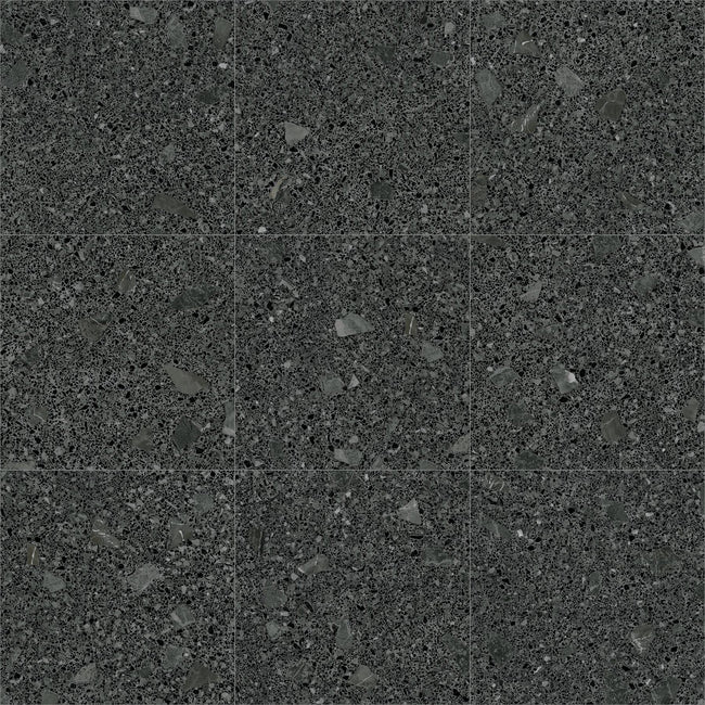 Carrelage aspect Terrazzo MISCELA GRAFITO - 60x60