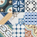 FIORANESE CEMENTINE SHINY MIX COLORS LUCIDO 20x20