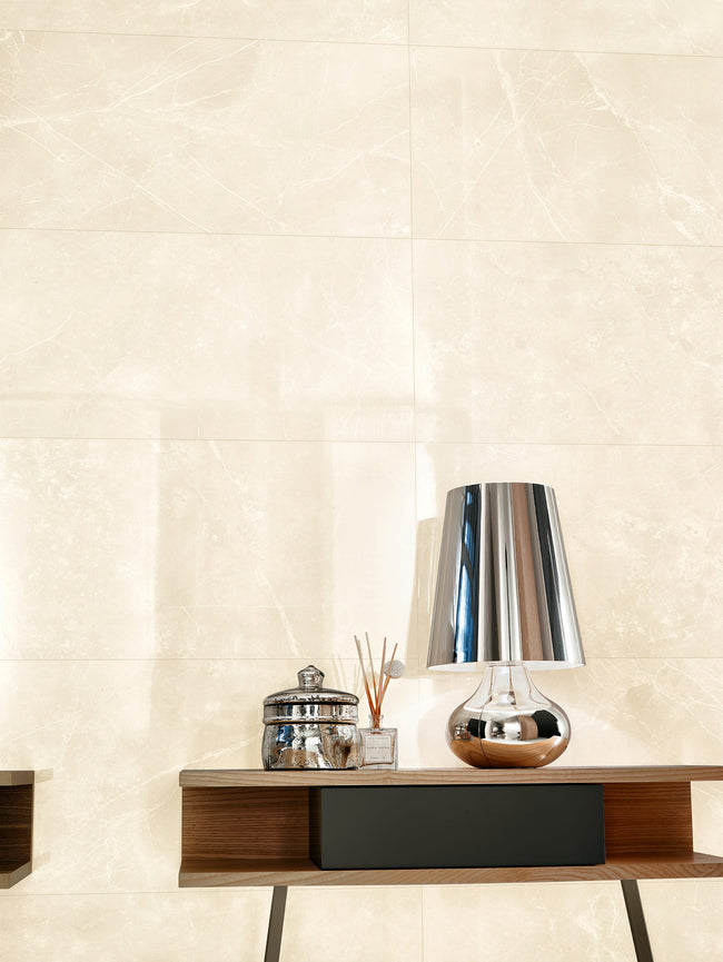 LOVE TILES MARBLE CREAM 35x100 SHINE