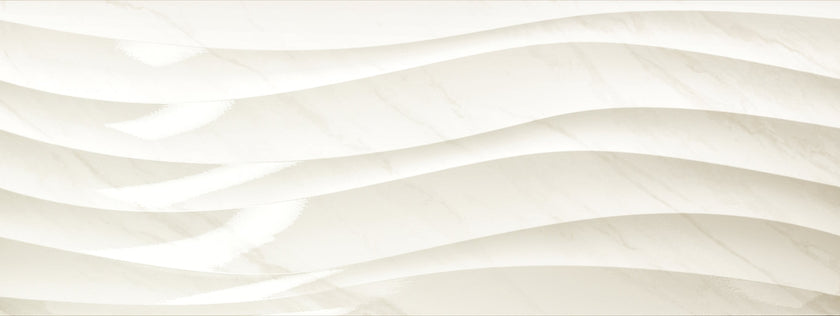 LOVE TILES MARBLE FLUX WHITE 45x119 SHINE
