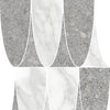 MAGICA Marmo Apuano Mos. 31,8x39 Ellipse cm