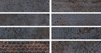 Serenissima Costruire Nero Strong Mix — carrelage effet métal