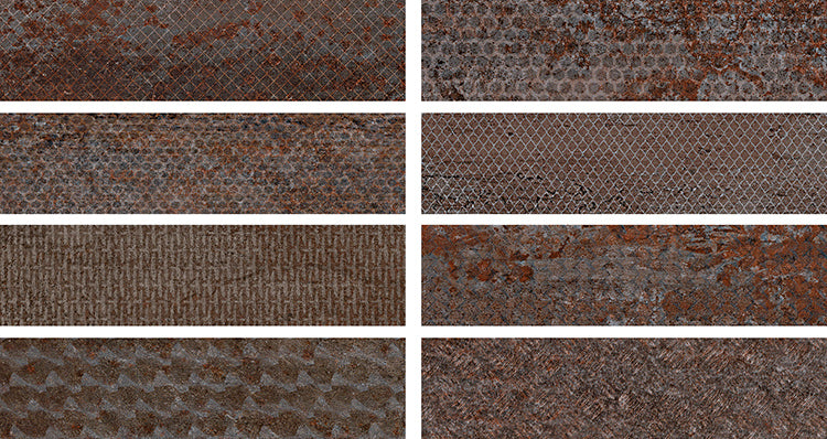 Serenissima Costruire Ruggine Strong Mix — carrelage effet métal