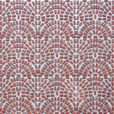 MICRO Micromosaics Micro-brick Pavement Red 30x30 cm