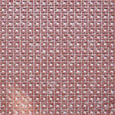 MICRO Micromosaics Micro-brick Ring Red 30x30 cm