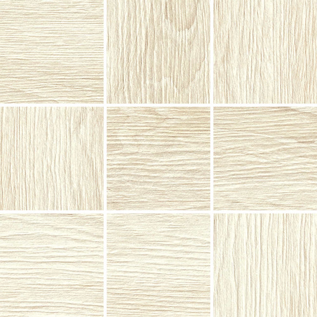 Carrelage Love Tiles Timber Mosaic White 20x20 cm