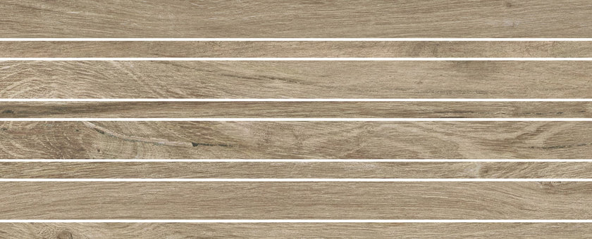 LOVE TILES WOODEN MOSAIQUE RAW 20x49,5 Tortora