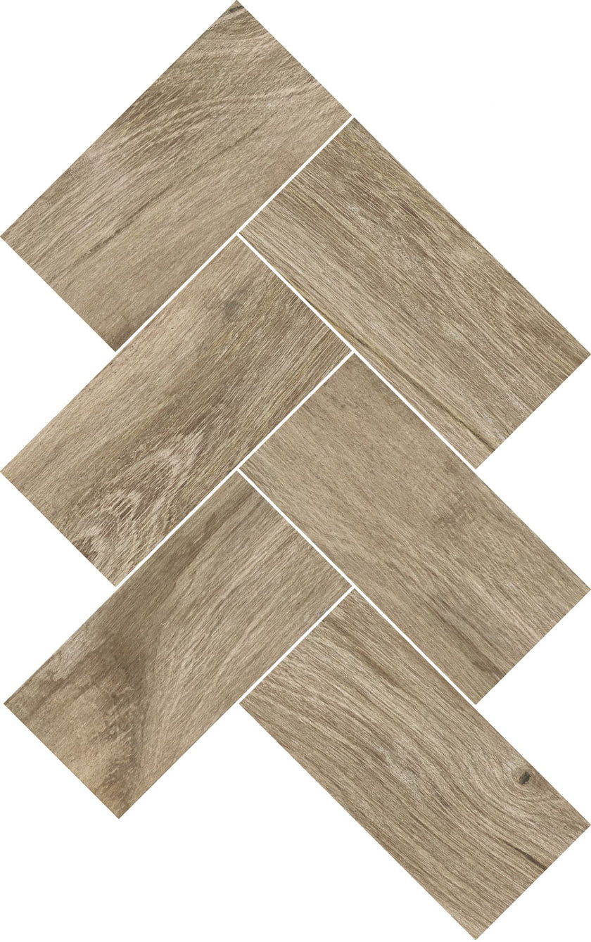 LOVE TILES WOODEN MOSAIQUE 29,5x39,5 Tortora