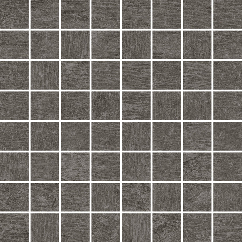 Mosaïque Margres Thunder Anthracite 3,5x3,5 sur trame 30x30