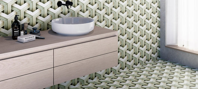Carrelage Natucer Triart Nexo 19,7x20,7 MOSS