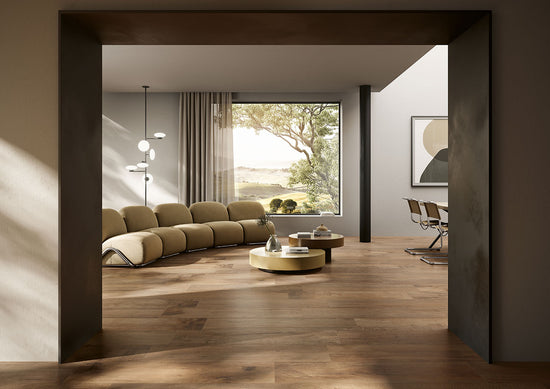 Serenissima Norway Beautiful Shade en situation — carrelage effet bois