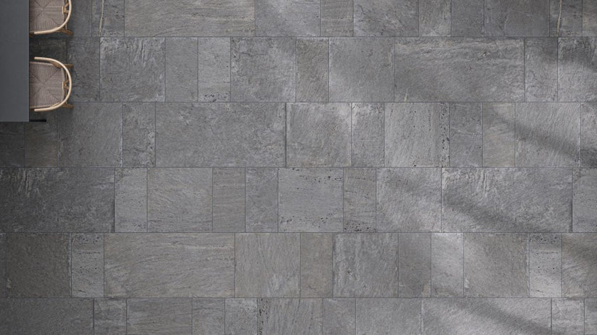 NOVOCERAM LOSA BANDES ROMAINES DOMITIA OUTDOOR PLUS 20 mm — Dacite