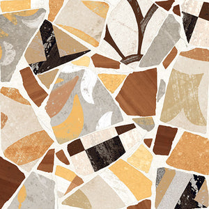 Carrelage décor Fioranese Cementine Cocci Cocci_ocra 20x20 cm – vue 2