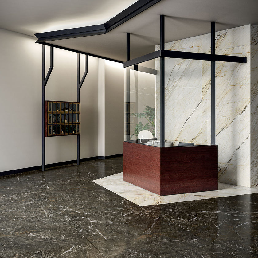 Serenissima Palazzo en situation — carrelage effet marbre