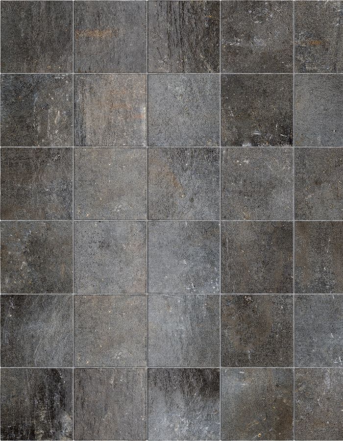 Carrelage Sant'Agostino Pixel Black, grès cérame