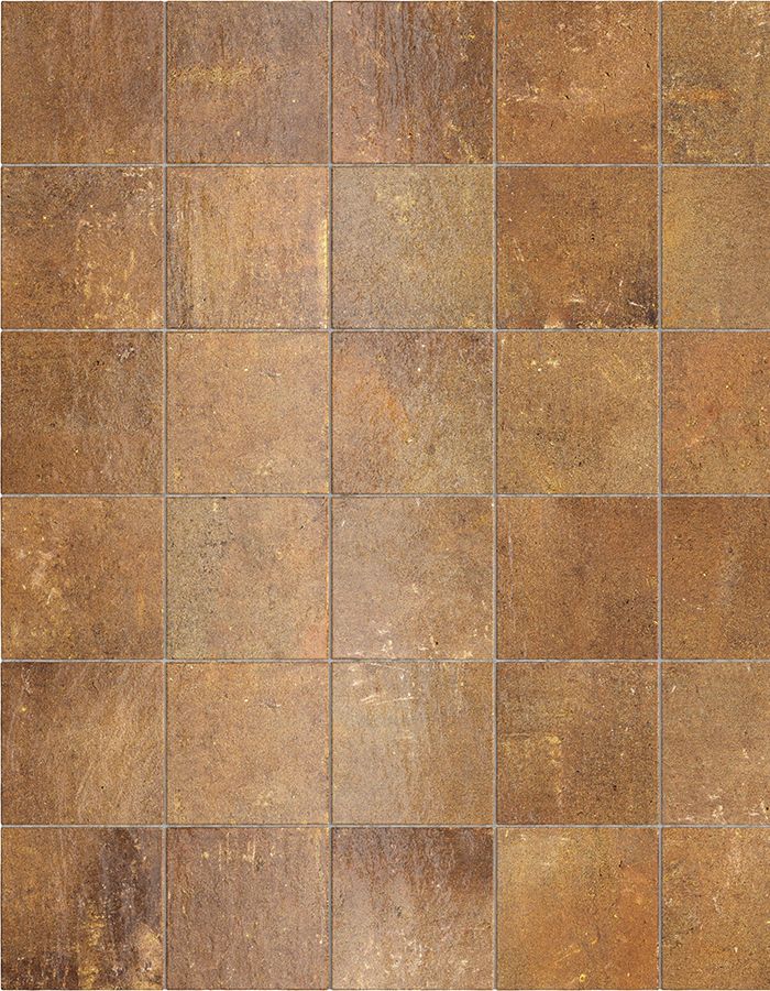 Carrelage Sant'Agostino Pixel Sienna, grès cérame