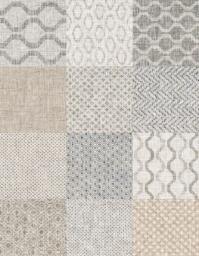 Carrelage Sant'Agostino Fineart Patchwork, grès cérame