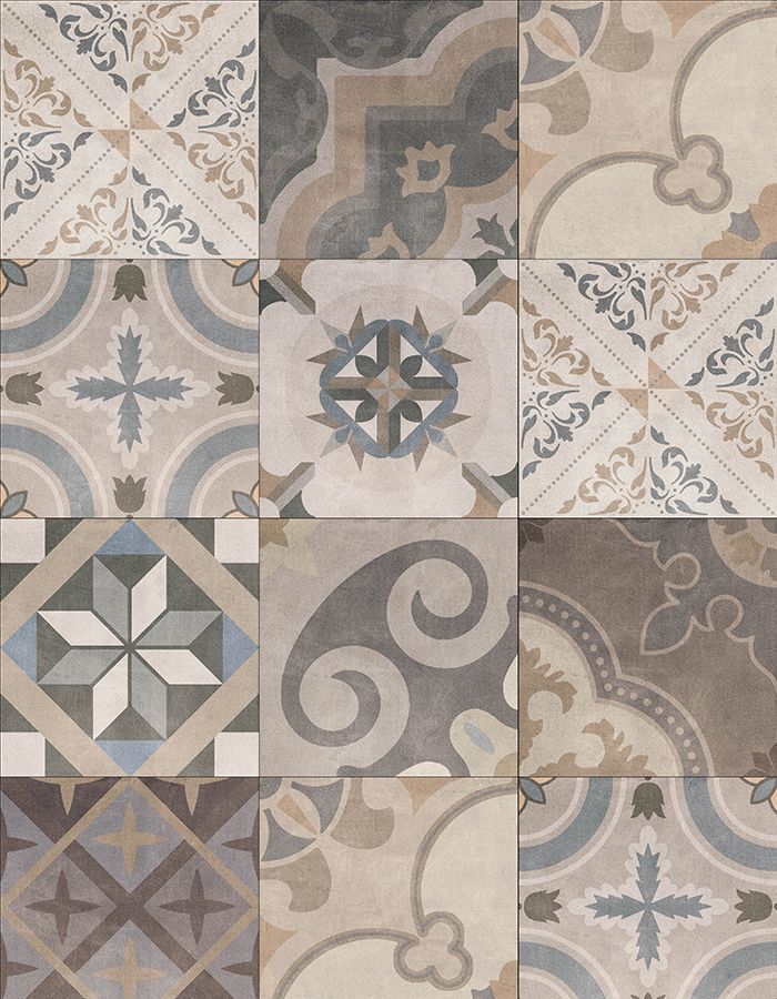 Carrelage Sant'Agostino Patchwork Classic Mix, grès cérame