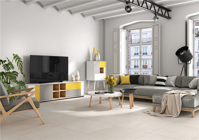 Carrelage aspect béton - Série Public Grey - 60x60