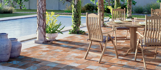 Carrelage effet terre toscane Kerion Toscana 20x20 cm – vue 2