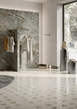 Fioranese The Blend Grey-Blue Stone en situation — carrelage effet pierre et béton