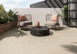 Fioranese Mashup Dolomia Beige en situation — carrelage effet pierre