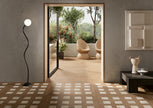 Fioranese The Blend en situation — carrelage effet pierre et béton